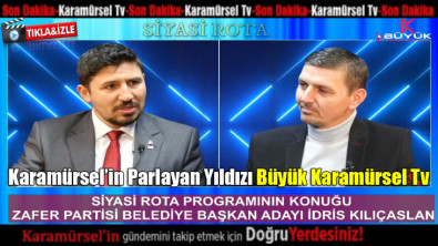 Büyük Karamürsel TV, Siyasi Rota Programına İdris Kılıçaslan'ı Konuk Etti