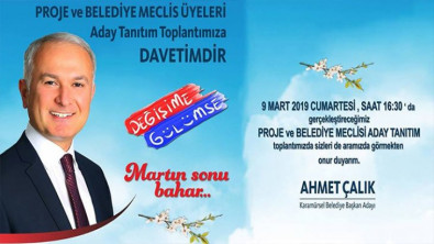 Ahmet Çalık'tan davet
