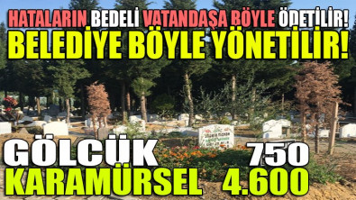 Karamürsel'de mezarlık fiyatları dudak uçuklatıyor!