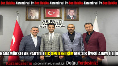 Karamürsel AK Parti'de meclis üyeliği için 3 istifa