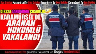 Karamürsel Jandarma hız kesmiyor! Aranan şahıs yakalandı