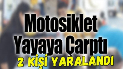 Karamürsel'de Motosiklet kazası 2 Yaralı