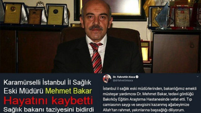 Karamürselli İstanbul il sağlık eski müdürü yaşamını yitirdi