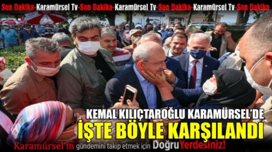 Kemal Kılıçtaroğlu, Karamürsel'de sevgi ile karşılandı