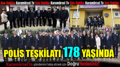 Türk Polis Teşkilatı'nın 178. kuruluş yıl dönümünü törenle kutladı